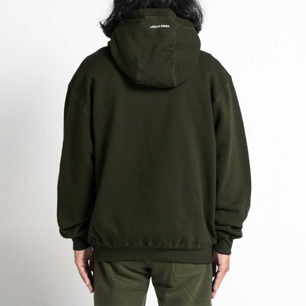Pride N Joy Co - Arc Logo Hoodie Green - Pride N Joy Co