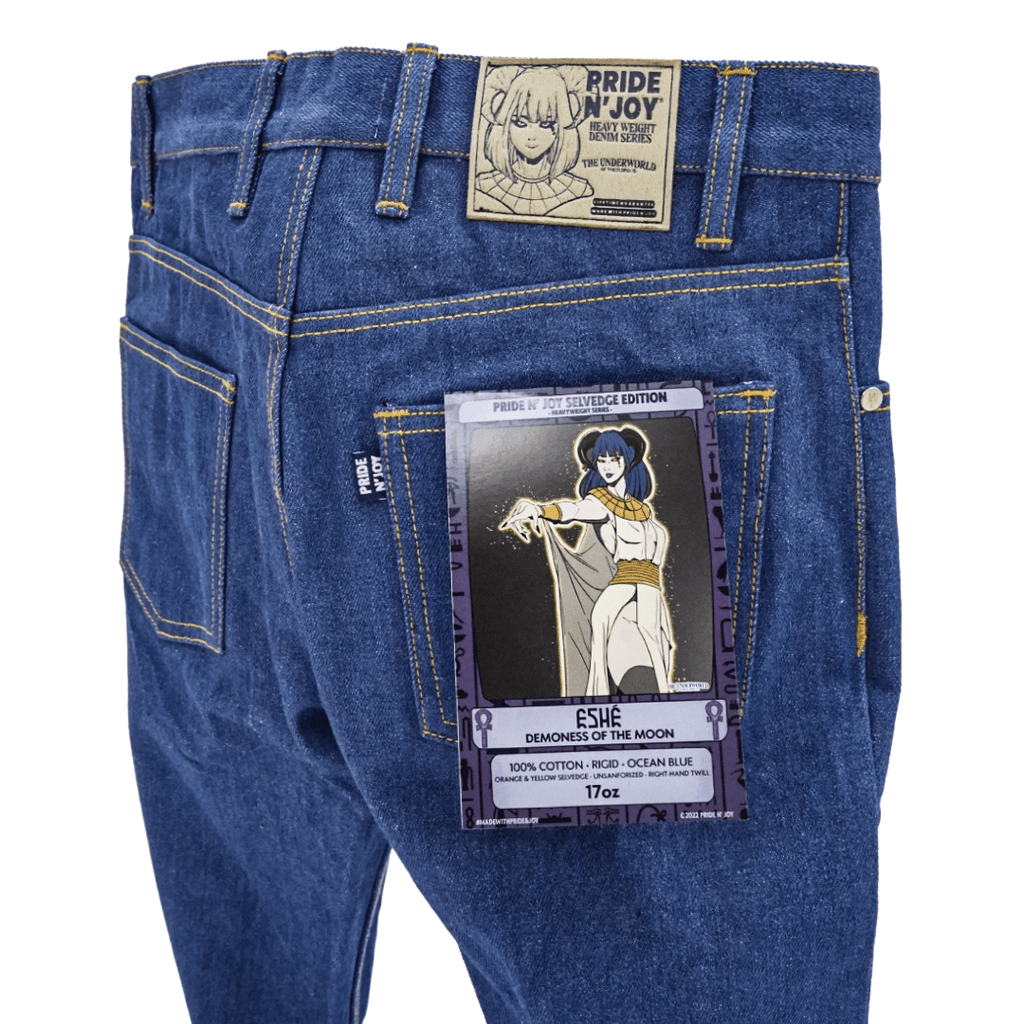 Pride N Joy Co - Eshe 17 Oz Heavyweight Selvedge Denim - Pride N Joy Co