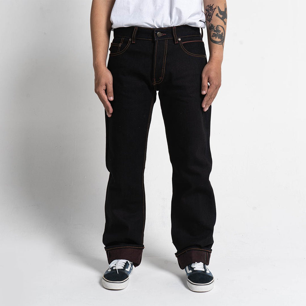 Pride N Joy Co - Sappan Wood 17 Oz Dyed Selvedge Heavyweight Denim - Pride N Joy Co