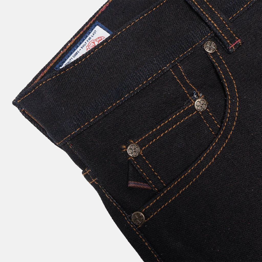 Pride N Joy Co - Sappan Wood 17 Oz Dyed Selvedge Heavyweight Denim - Pride N Joy Co