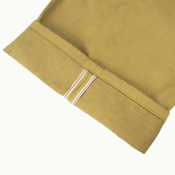 Pride N Joy Co - Selvedge Chino Pants Cream - Pride N Joy Co