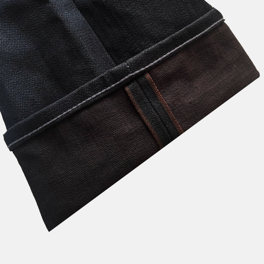 Pride N Joy Co - Tingi Bark 17 Oz Dyed Selvedge Heavyweight Denim - Pride N Joy Co